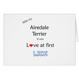 Airedale Terrier Lick Design
