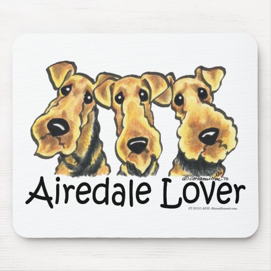 Airedale Terrier Lover Muismat (Voorkant)