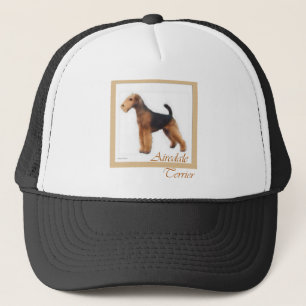 Airedale Terrier Lovers Art Trucker Pet