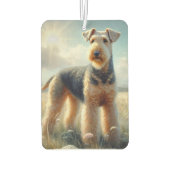 Airedale Terrier Luchtverfrisser (Achterkant)