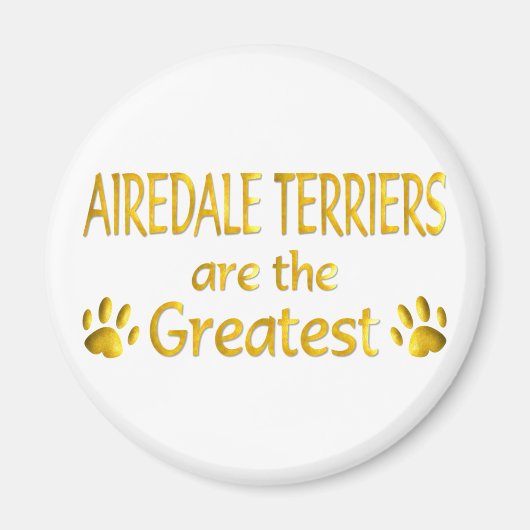 Airedale Terrier Magneet (Voorkant)