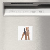 Airedale Terrier Magneet (Insitu (Vaatwasser))