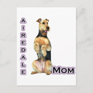 Airedale Terriër Moeder 4 Briefkaart
