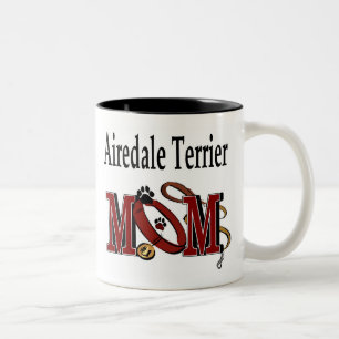 Airedale Terrier MOM Tweekleurige Koffiemok