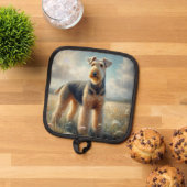 Airedale Terrier Pannenlap (Top down)