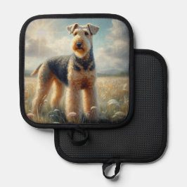 Airedale Terrier Pannenlap
