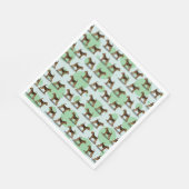 Airedale Terrier Pattern Servet (Hoek)