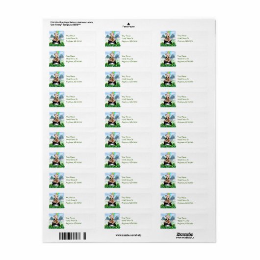 Airedale Terrier Pot of Gold Labels (Full Sheet)