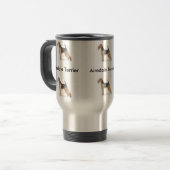 Airedale Terrier Reisbeker (Voorkant links)