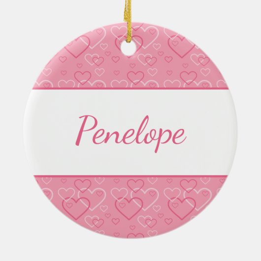 Airedale Terrier Schattigee hondenliefde en harten Keramisch Ornament (Achterkant)