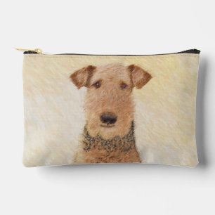 Airedale Terrier Schilderij Mooie Originele Honden Etui