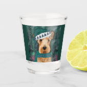 Airedale Terrier Shot Glas (Voorkant)