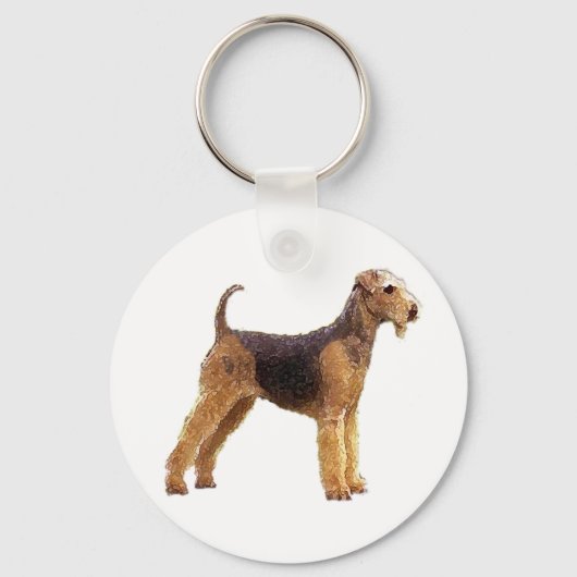 Airedale Terrier Sleutelhanger (Voorkant)