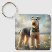 Airedale Terrier Sleutelhanger (Voorkant)