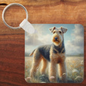 Airedale Terrier Sleutelhanger (Voorkant)