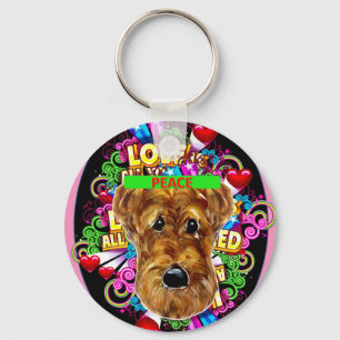 AIREDALE TERRIËR SLEUTELHANGER