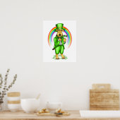 Airedale Terrier St. Patrick's Day Leprechaun Poster (Keuken)
