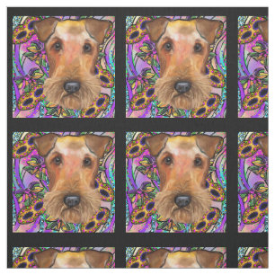 AIREDALE TERRIER STOF