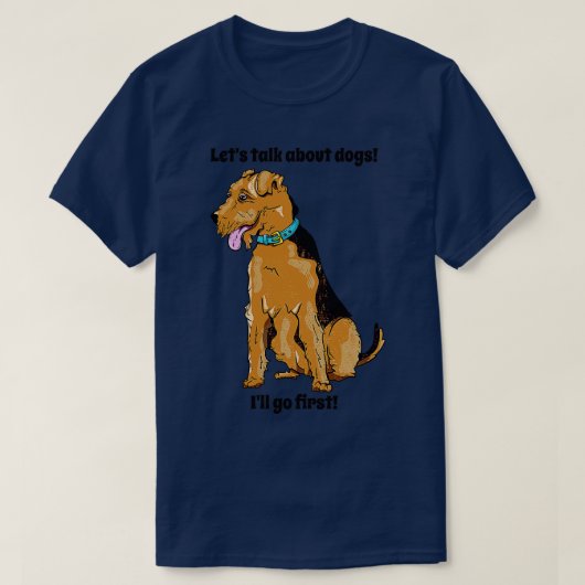 Airedale Terrier T-shirt (Design voorkant)
