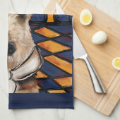 AIREDALE TERRIËR THEEDOEK (Quarter Fold)