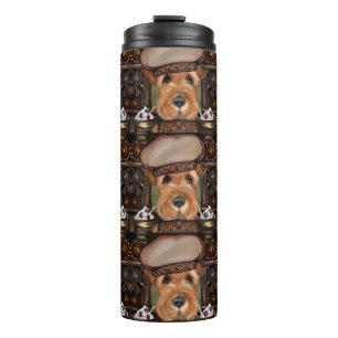 Airedale Terrier Thermosbeker