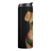 Airedale Terrier Thermosbeker (Gedraaid links)