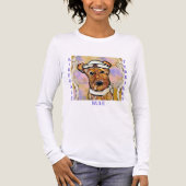 AIREDALE TERRIER Tri-Blend SHIRT (Voorkant volledig)