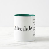 Airedale Terrier Trivia Mug (Centre)