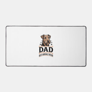 Airedale Terrier Vader Vintage Hond Vader T-shirt_ Bureaumat