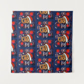 AIREDALE TERRIER WANDKLEED (Voorkant (horizontaal))