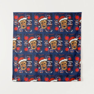  AIREDALE TERRIËR       WANDKLEED