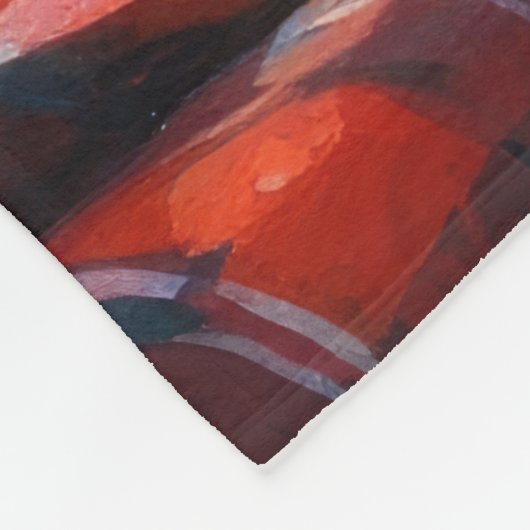 Airedale Terrier With Christmas Lights Holiday Fleece Deken (Hoek)