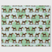Airedale Terriers Cadeaupapier (Vlak)