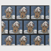 AIREDALE TERRIERS  CADEAUPAPIER (Vlak)