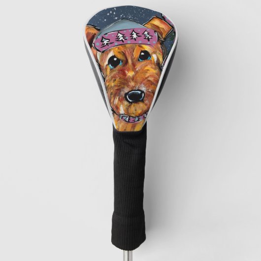Airedale Terriers Golfheadcover (Voorkant)