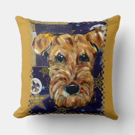 AIREDALE TERRIERS KUSSEN