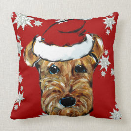 AIREDALE TERRIERS KUSSEN