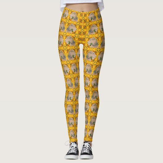 Airedale Terriërs Leggings (Voorkant)
