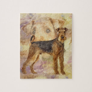Airedale Terriers Mixed Media Digital art Legpuzzel