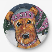 Airedale Terriers Papieren Bordje (Voorkant)