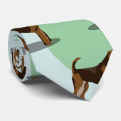 Airedale Terriers Stropdas (Opgerold)