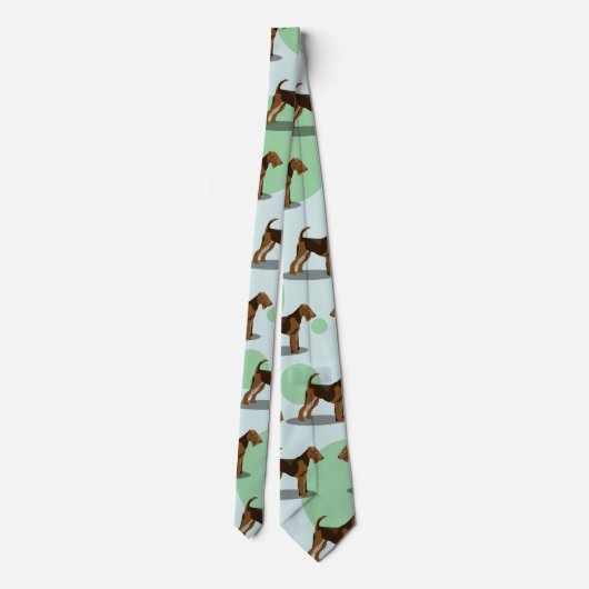 Airedale Terriers Stropdas (Achterkant)