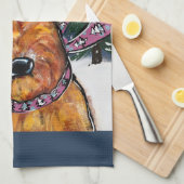 Airedale Terriers Theedoek (Quarter Fold)