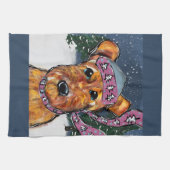 Airedale Terriers Theedoek (Horizontaal)