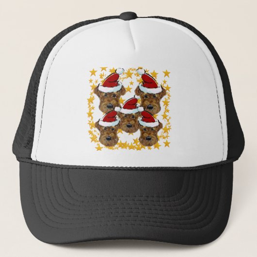 AIREDALE TERRIËRS TRUCKER PET (Voorkant)