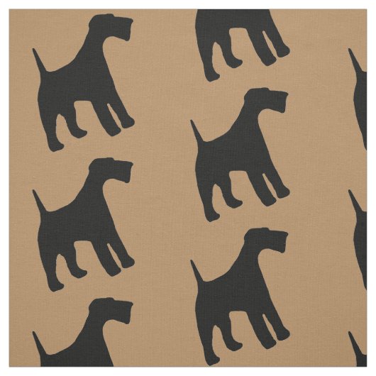 Airedale Tissu de chien de Terrier (Échantillon)