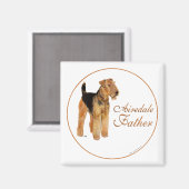Airedale Vaderdag Magneet (Voorkant / Achterkant)