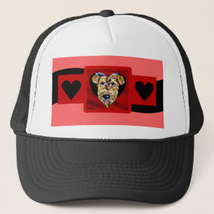Airedale Valentijn Trucker Pet