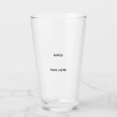 Aires glas (Achterkant)