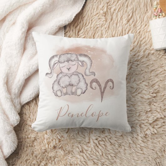 Aires Monogram Lumbar Pillow Kussen (Deken)